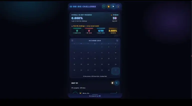 S2 Do or Die — Live Demo